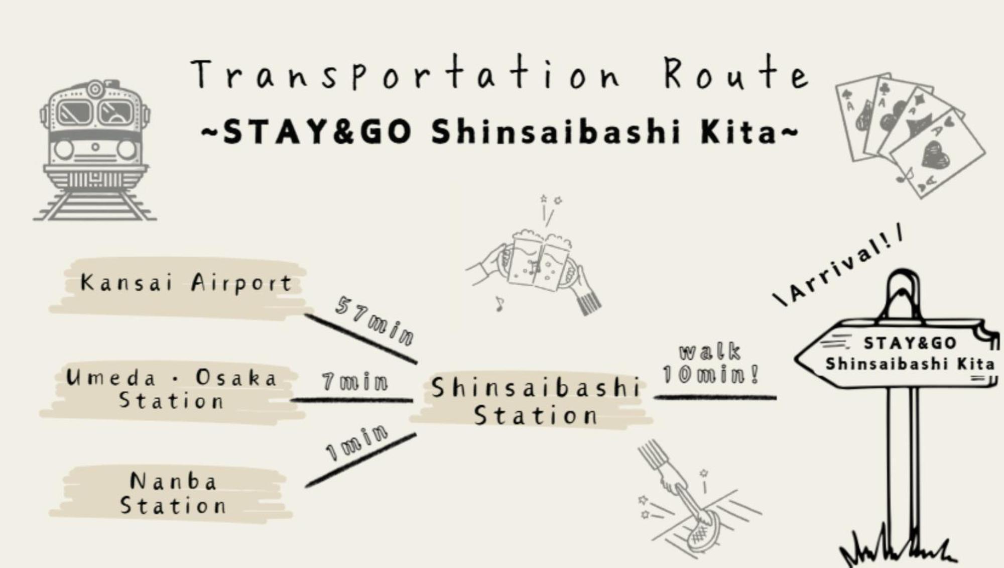 Stay & Go Shinsaibashi-Kita Osaka Exterior photo
